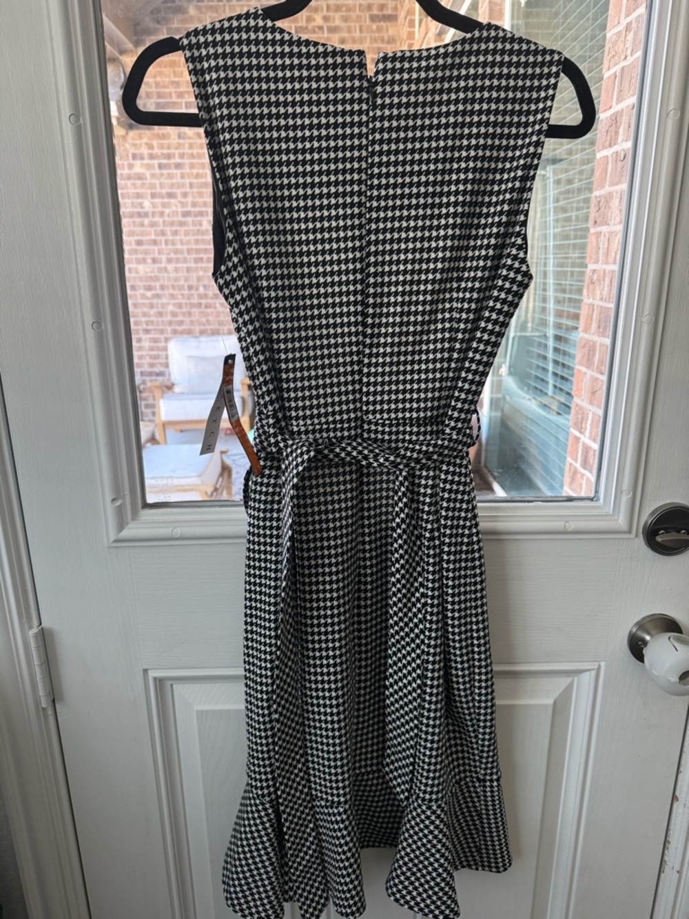 ILE New York Black & White Houndstooth Women's Dress - Picture 4 of 4